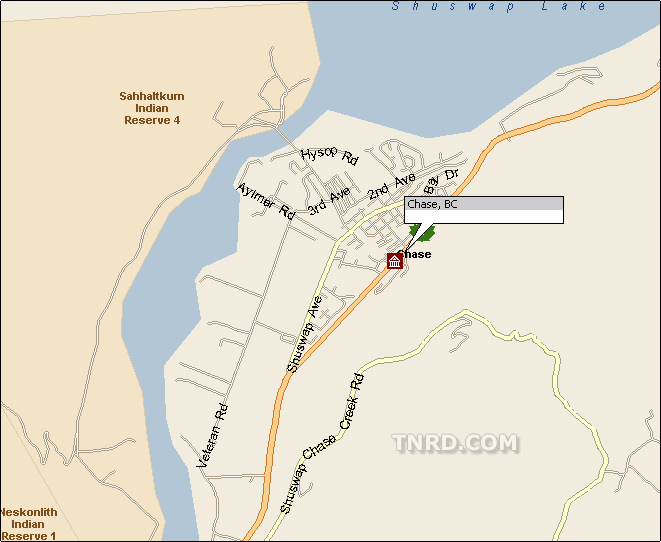 City of Chase Map