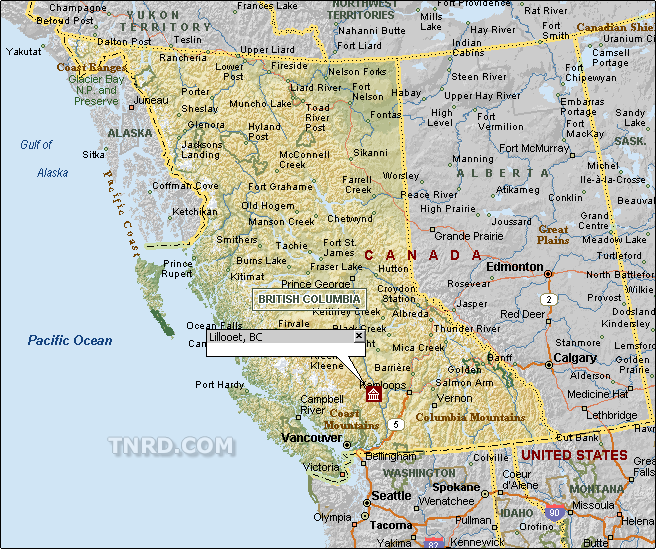 Lillooet Map