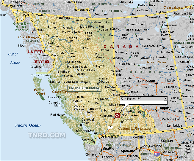 Sun Peaks Map